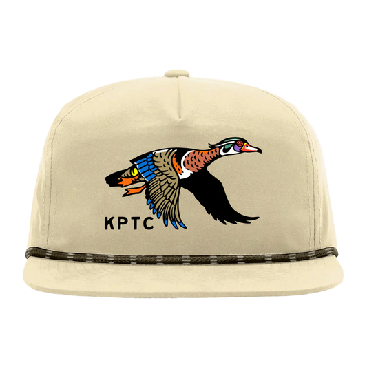 Knotted Pine Trading Co. Flying Wood Duck Rope Snapback Hat