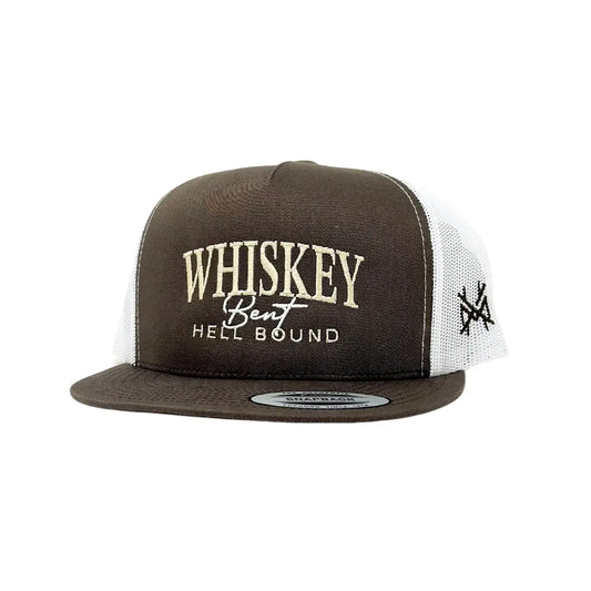 Mad Hatter Whiskey Bent and Hell Bound Trucker Snapback Hat