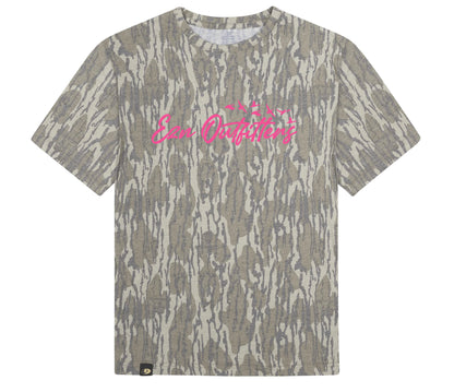 EZN Outfitters Mossy Oak Washed Out Pink Ink S/S TEE Shirt