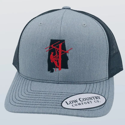 Low Country Comfort Alabama Lineman Snapback Hat