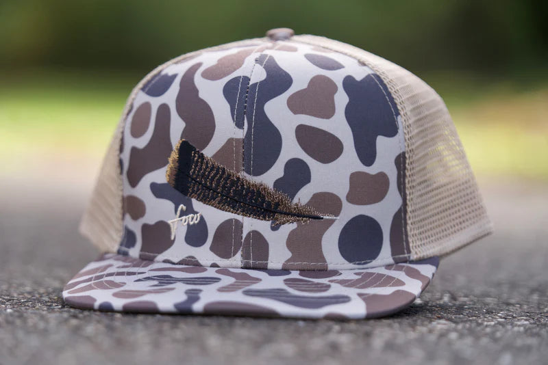 Freak Outdoors Turkey Feather Embroidered 112 Snapback Hat
