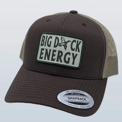 Low Country Comfort Big Duck Energy Green Patch Snapback Hat