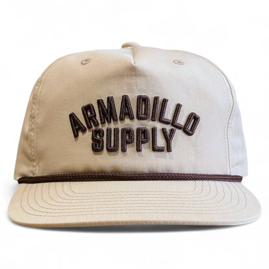 Armadillo Hat Co. The OG Logo Embroidered Rope Snapback Hat