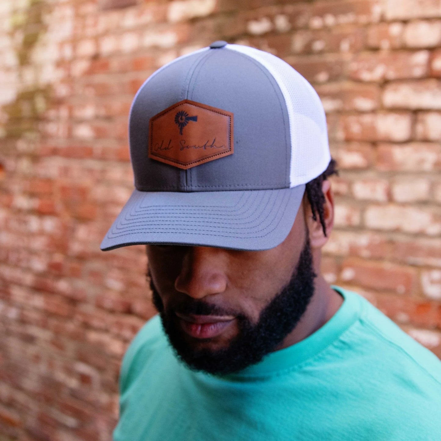Old South Apparel Signature Leather Patch Snapback Hat