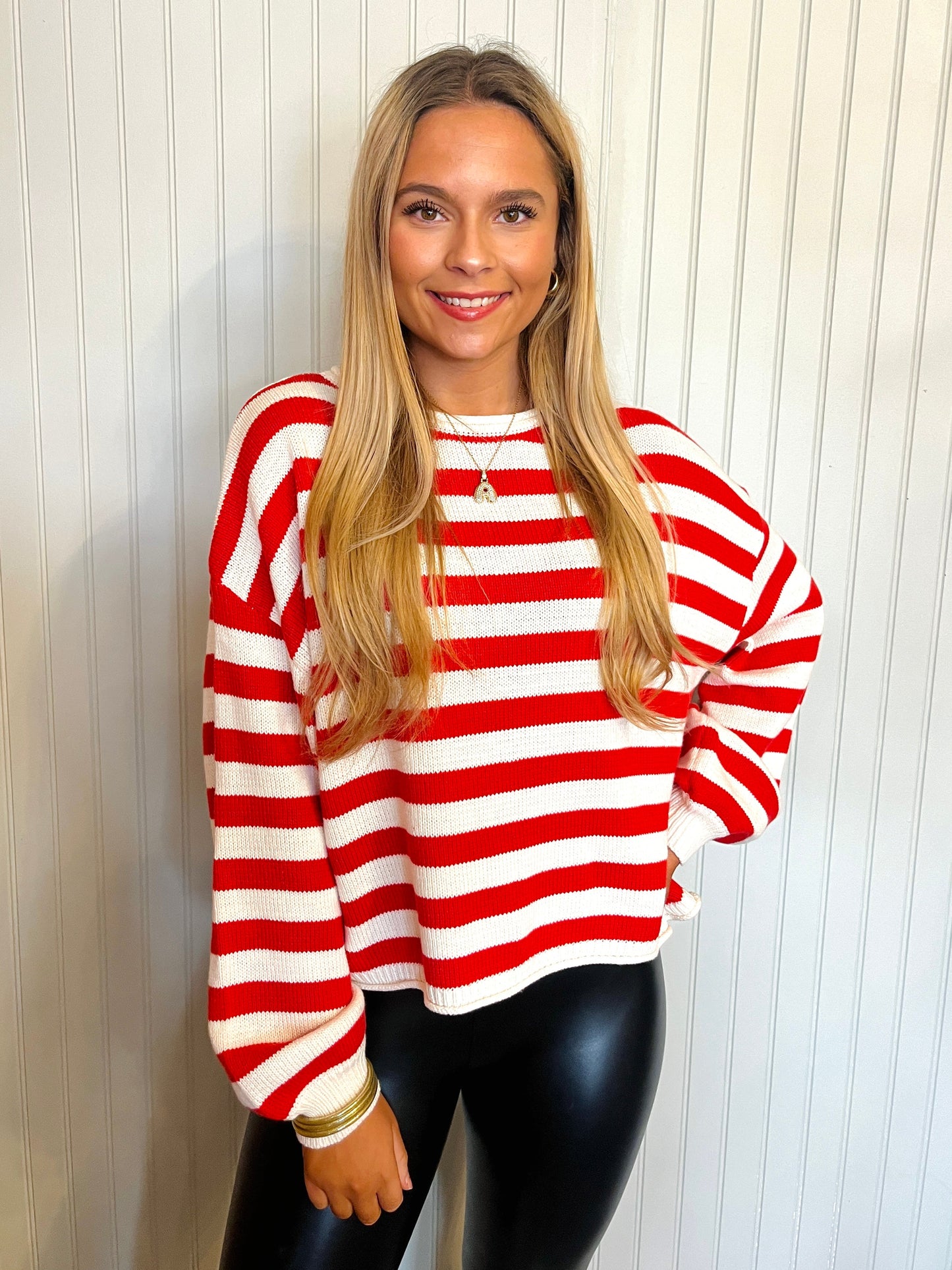 Holiday Stripes Sweater
