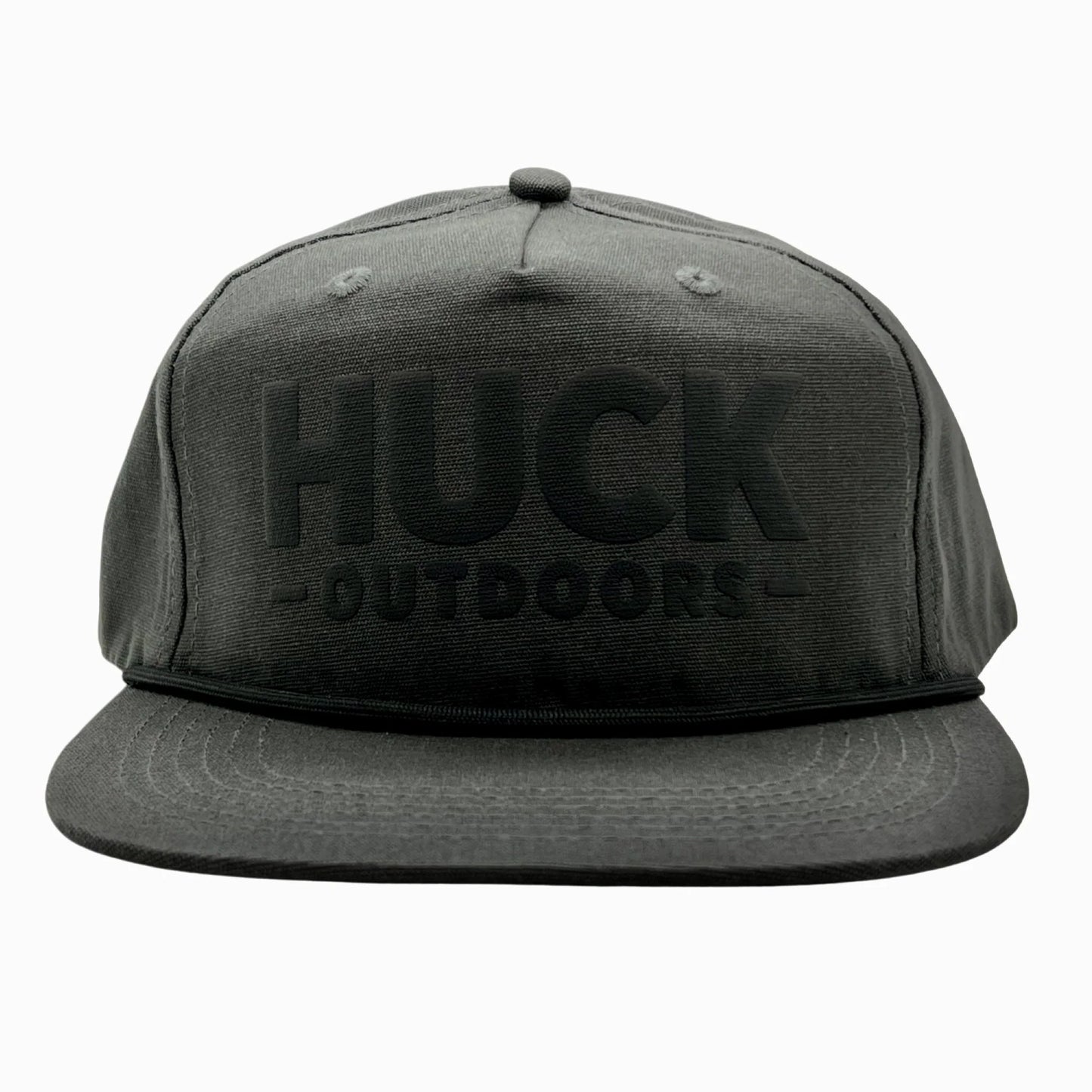 Huck Outdoors Huck Logo Rope Snapback Hat