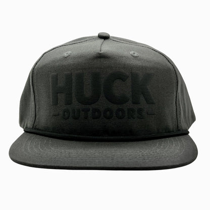 Huck Outdoors Huck Logo Rope Snapback Hat