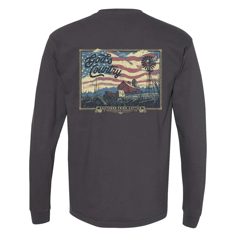Southern Fried Cotton Gods Country L/S TEE Shirt