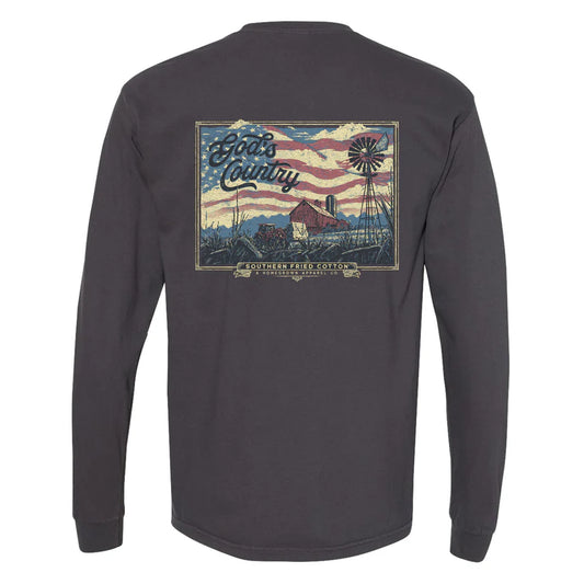 Southern Fried Cotton Gods Country L/S TEE Shirt