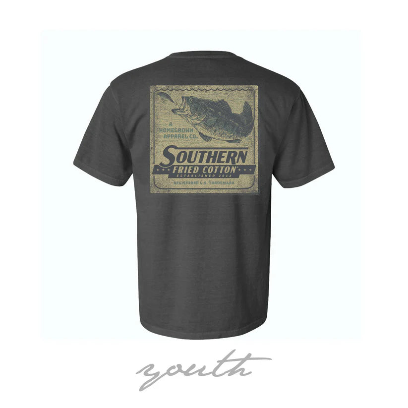 Southern Fried Cotton Youth Boy Old School Bass S/S TEE Shirt