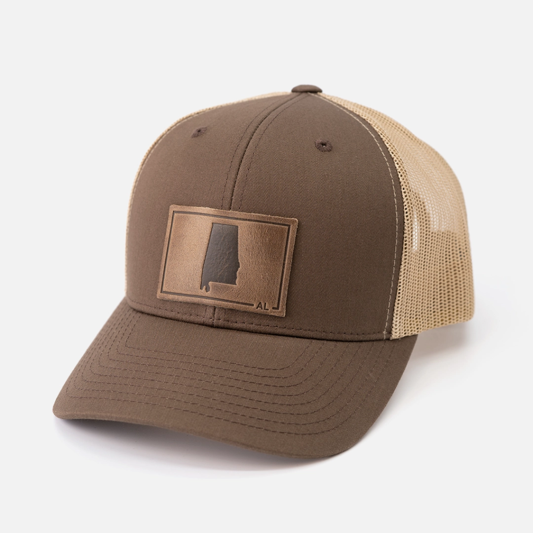 Range Leather Co. Alabama Silhouette Snapback Hat