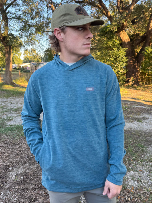 Aftco Men's Coastal Layer Pullover Hooded Jacket