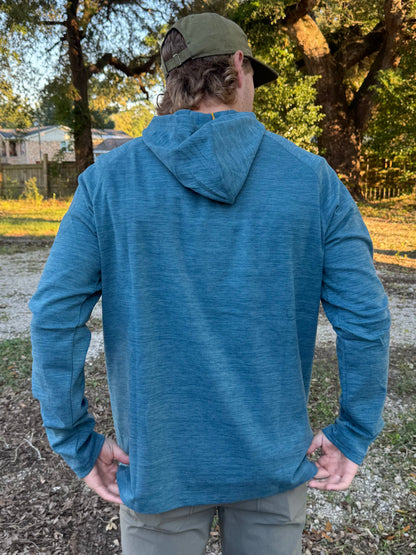 Aftco Men's Coastal Layer Pullover Hooded Jacket