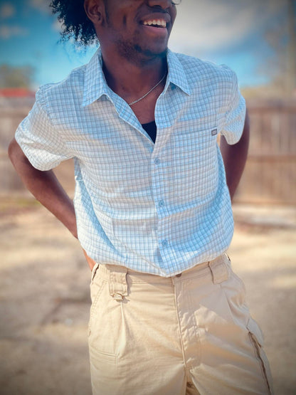 Aftco Men's Dorsal Button Up S/S Shirt