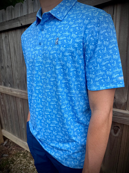 Fairwaves Collection BoatBar Polo Shirt
