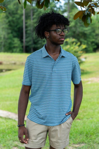 Aftco Men's Link Polo Shirt