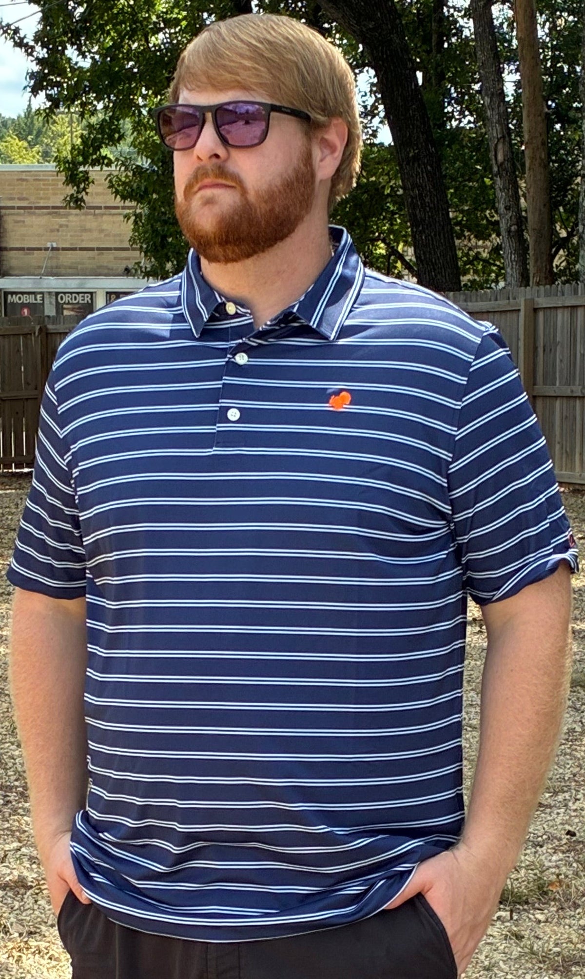 American Strutter Men's Performance Polo Shirt
