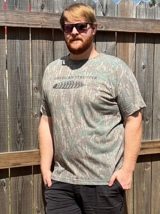 American Strutter Washed Out Camo S/S TEE Shirt