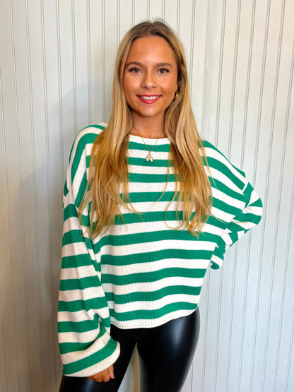 Holiday Stripes Sweater