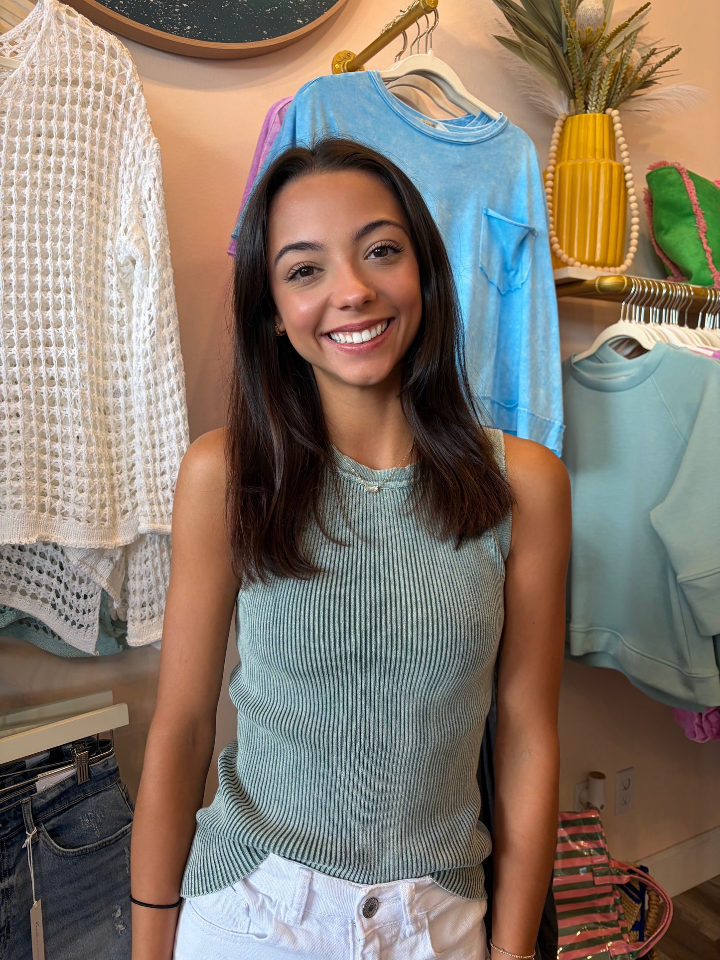 Waves Knit Tank