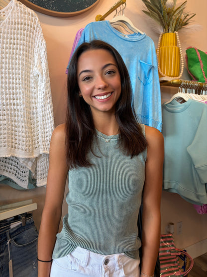 Waves Knit Tank