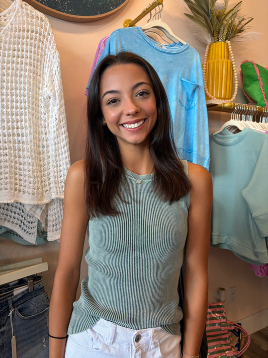 Waves Knit Tank