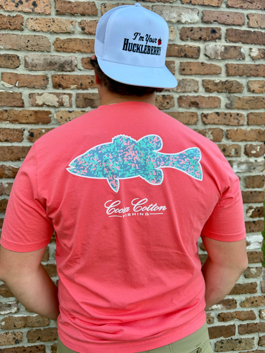 Coosa Cotton Tie-Dye Bass S/S TEE Shirt