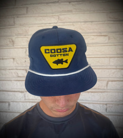 Coosa Cotton The Skiff Rope Snapback Hat