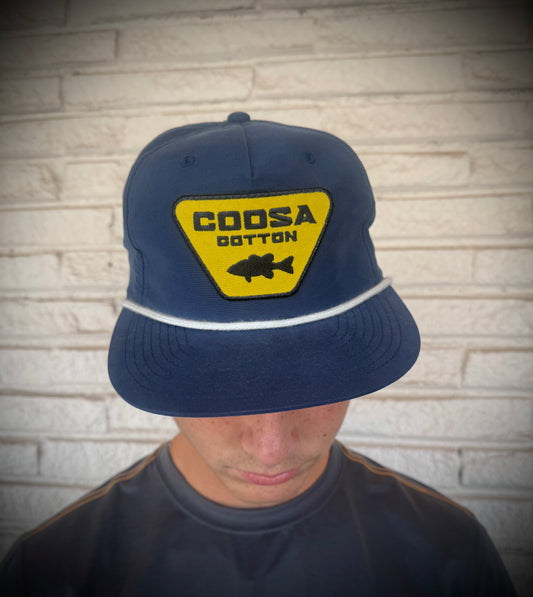 Coosa Cotton The Skiff Rope Snapback Hat