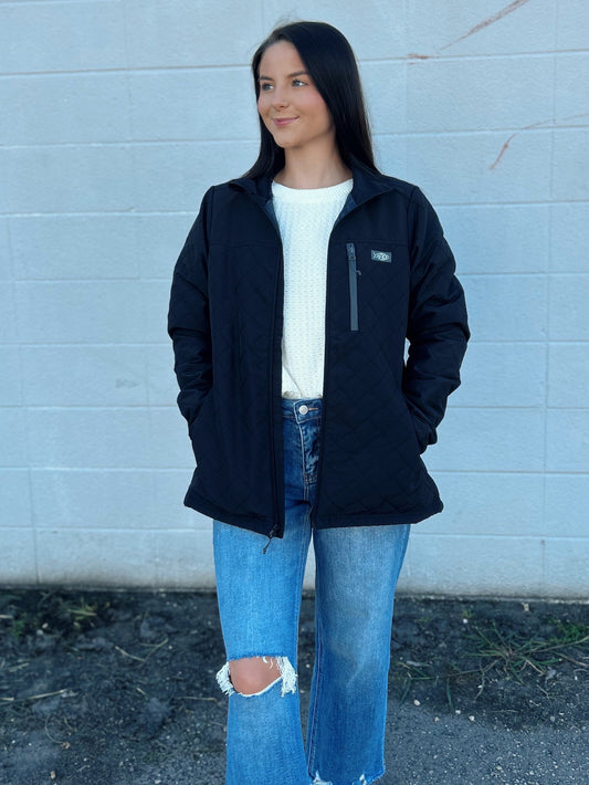 Aftco Women's Crosswind Puff Full Zip Jacket