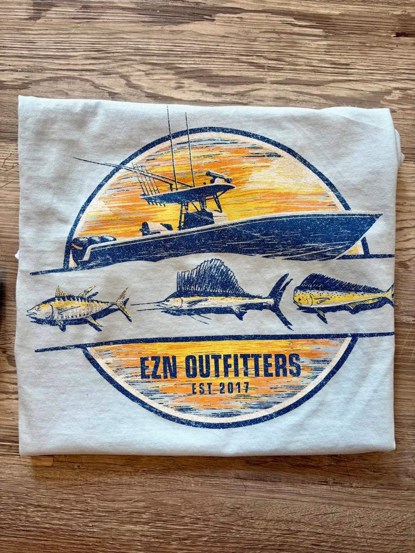 Ezn Outfitters Charter Fishing  S/S TEE Shirt