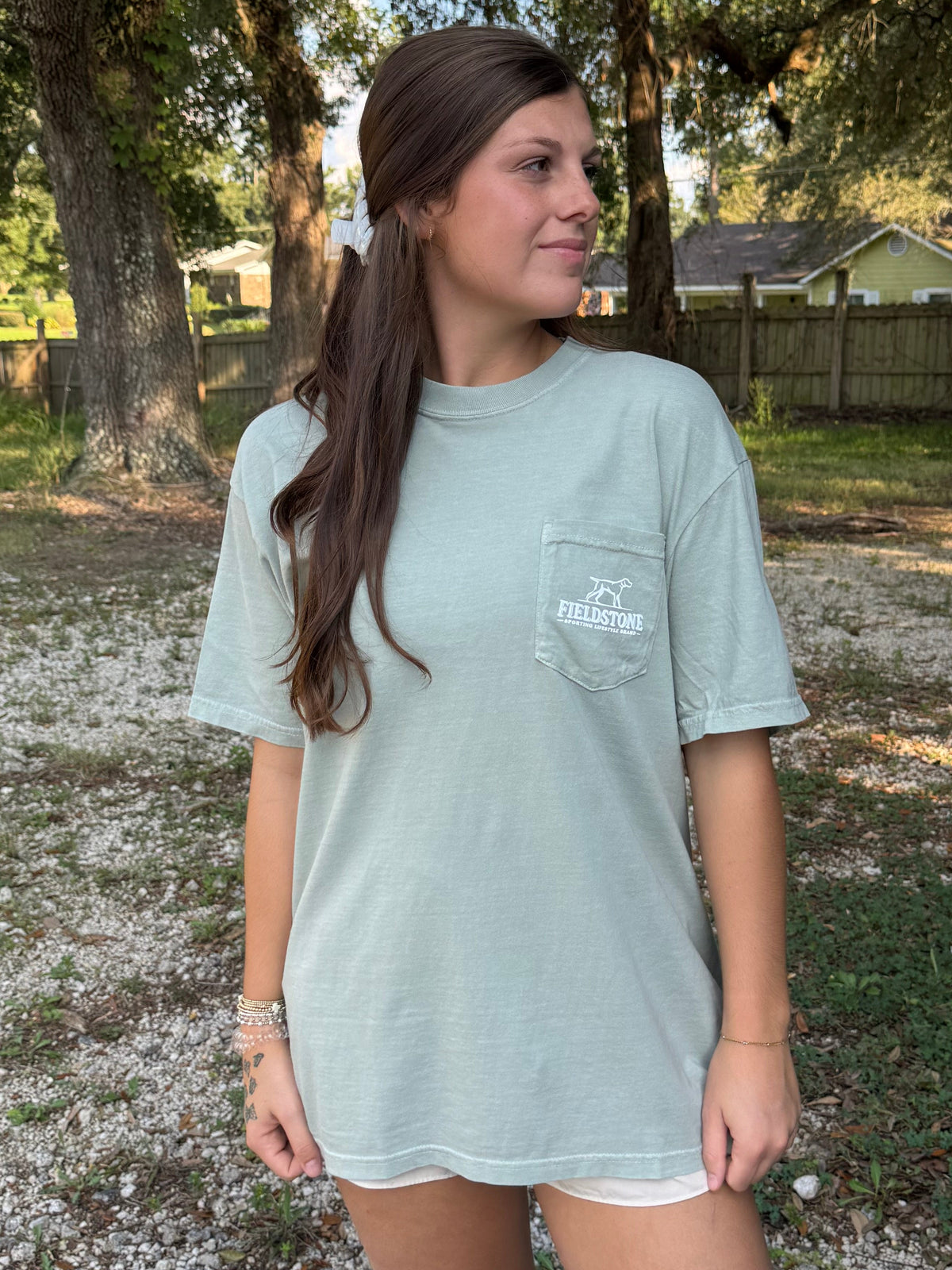 Fieldstone Outdoors Women's Boykin Bowtie S/S TEE Shirt