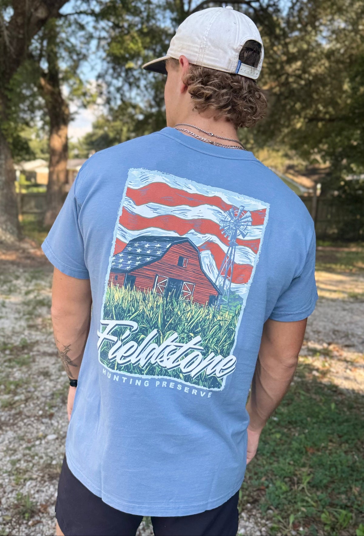 Fieldstone Outdoors USA Barn S/S TEE Shirt