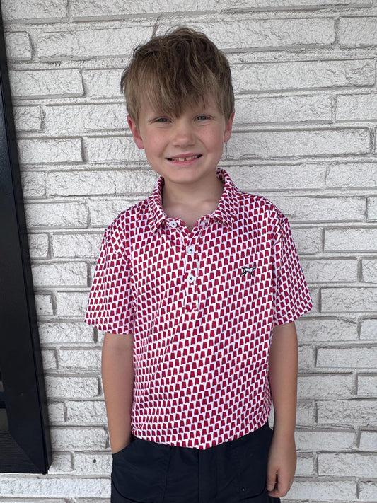 Fieldstone Outdoors Youth AL State Pride Polo