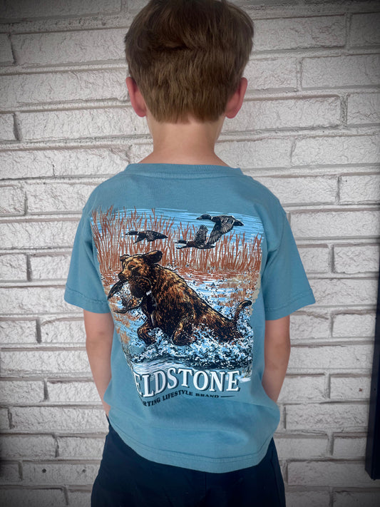 Fieldstone Outdoors Youth Retriever Splash S/S TEE Shirt