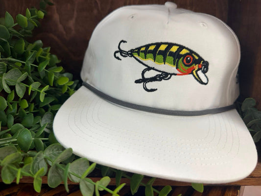 Huck Outdoors Top Water Rope Snapeback Hat