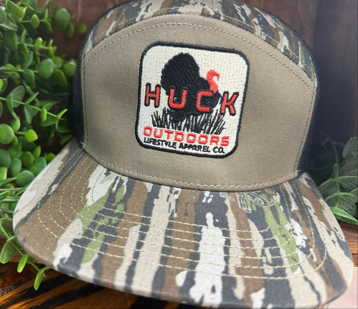 Huck Outdoors Turkey Strut Patch 7 Panel Snapback Hat
