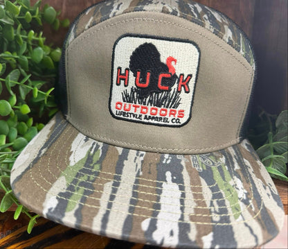 Huck Outdoors Turkey Strut Patch 7 Panel Snapback Hat