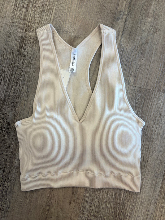 Padded Crop Top