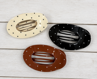 Polka Dot Flat Clip