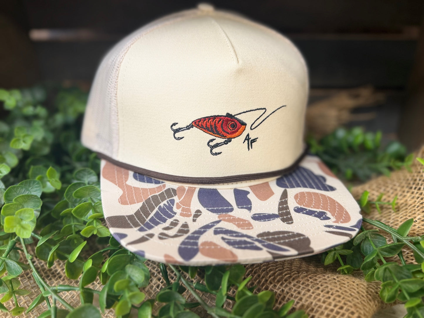 American Fetcher Trap Rope Snapback Hat