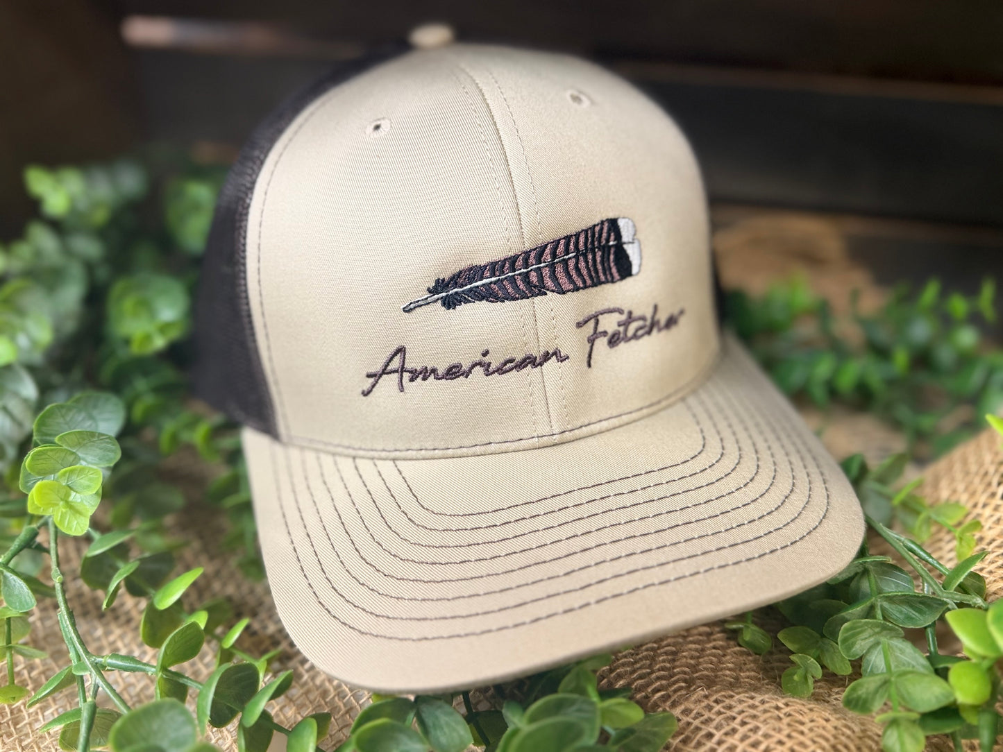 American Fetcher Turkey Feather Snapback Hat