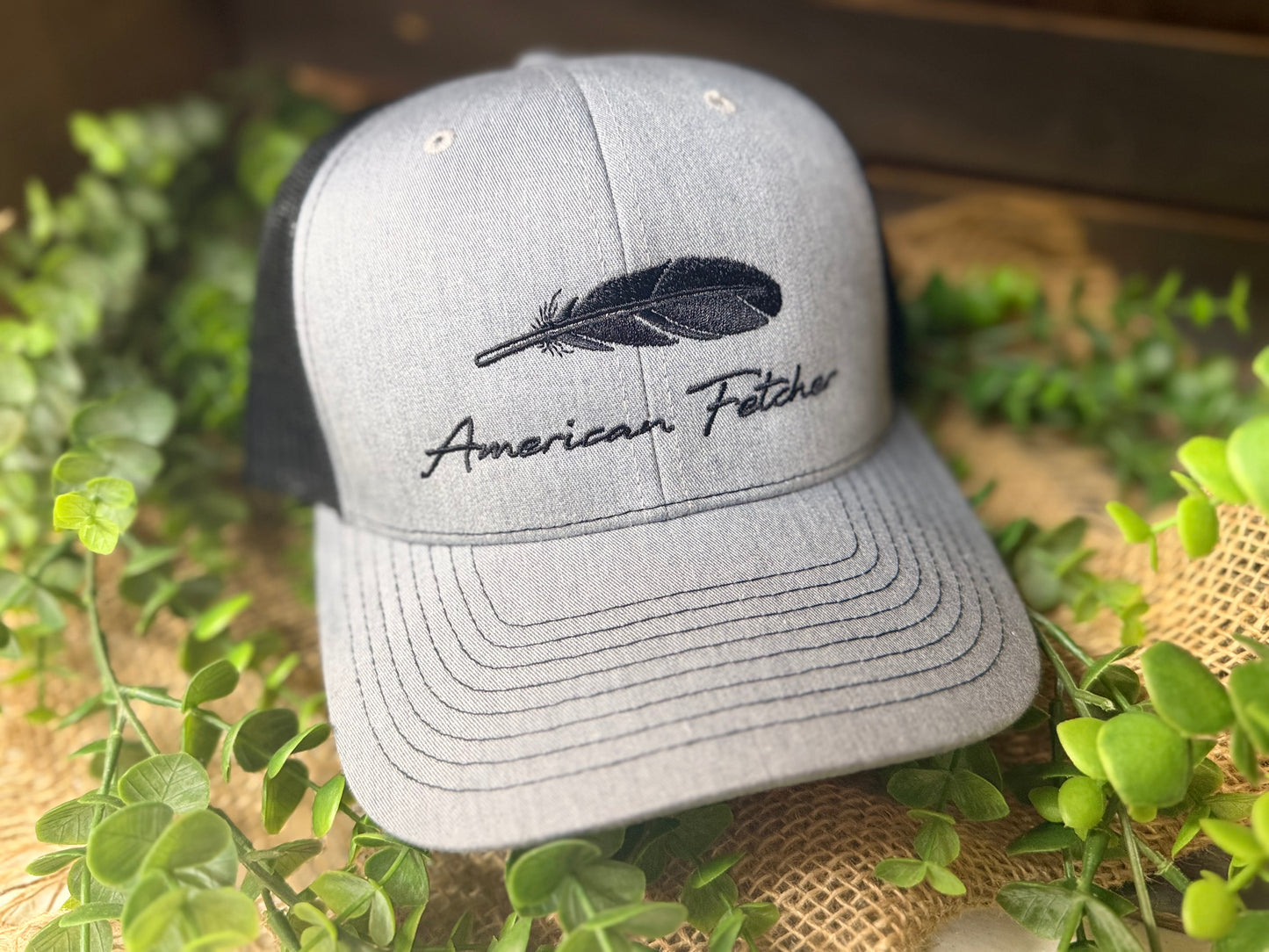 American Fetcher Feather Snapback Hat