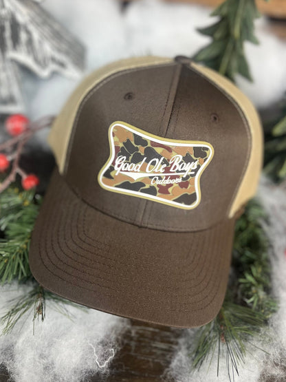 Good OLE Boy Outdoors MHL Camo Patch Snapback Hat
