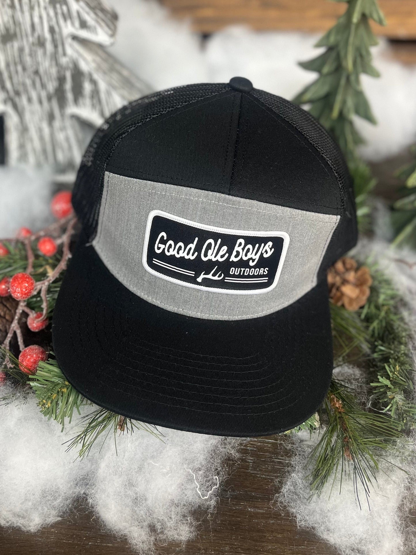 Good Ole Boy Outdoors Antler Patch 7 Panel Snapback Hat