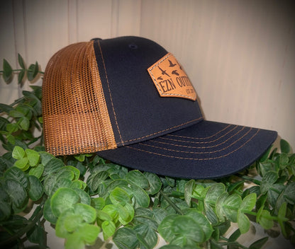 EZN Outfitters Youth Leather Patch Snapback Hat