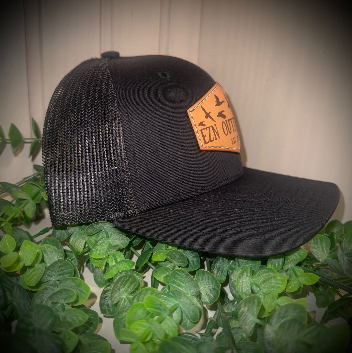 EZN Outfitters Youth Leather Patch Snapback Hat