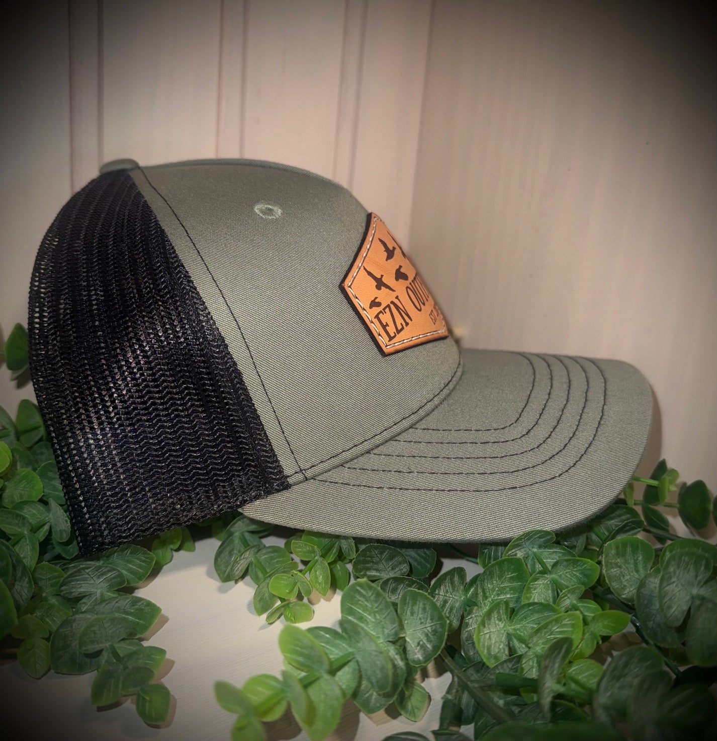 EZN Outfitters Youth Leather Patch Snapback Hat