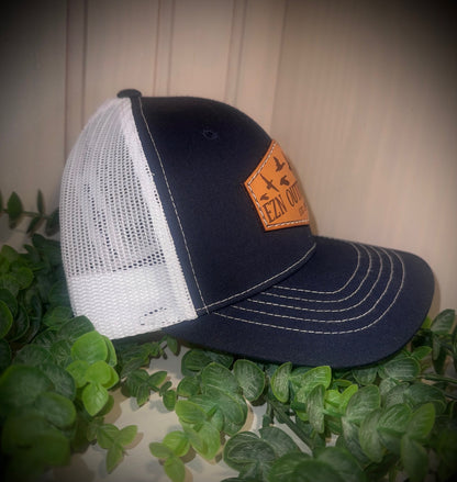 EZN Outfitters Youth Leather Patch Snapback Hat