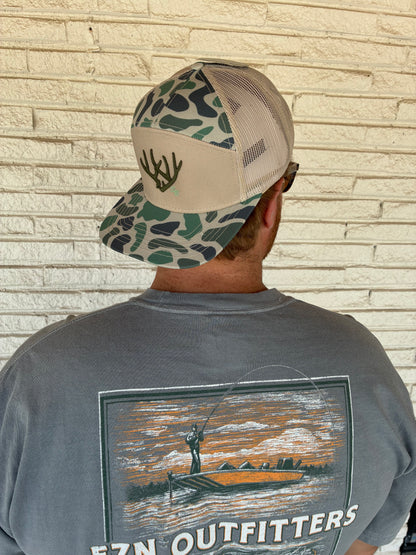 Speckle Bellies Rack SB 7 Panel Snapback Hat